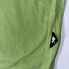 Vintage Lemon green Maxflopl graphics XL colourblock roundneck tees