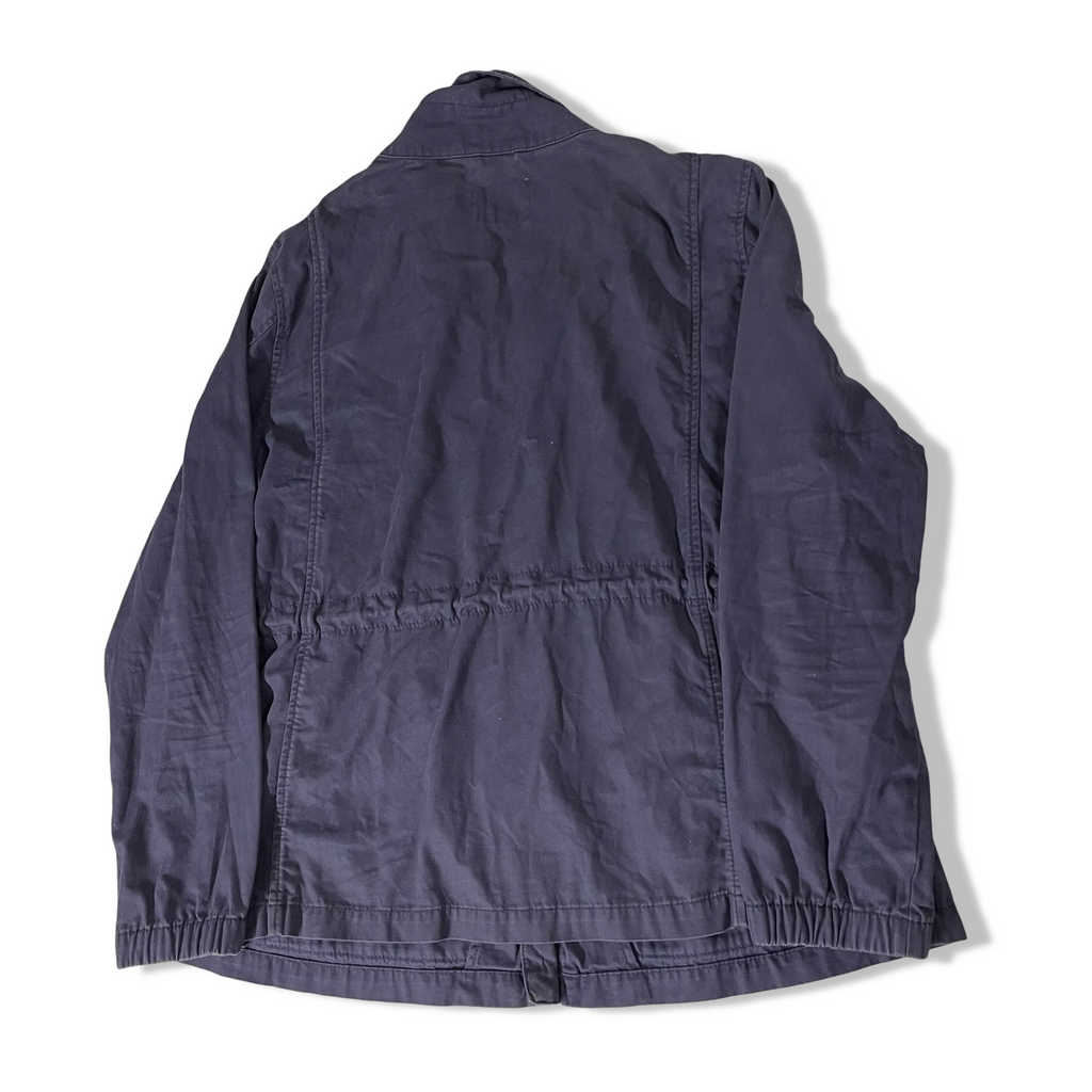 Vintage Old navy womens Navy made in Vietnam Trench coat full zip in XL|SKU 3699