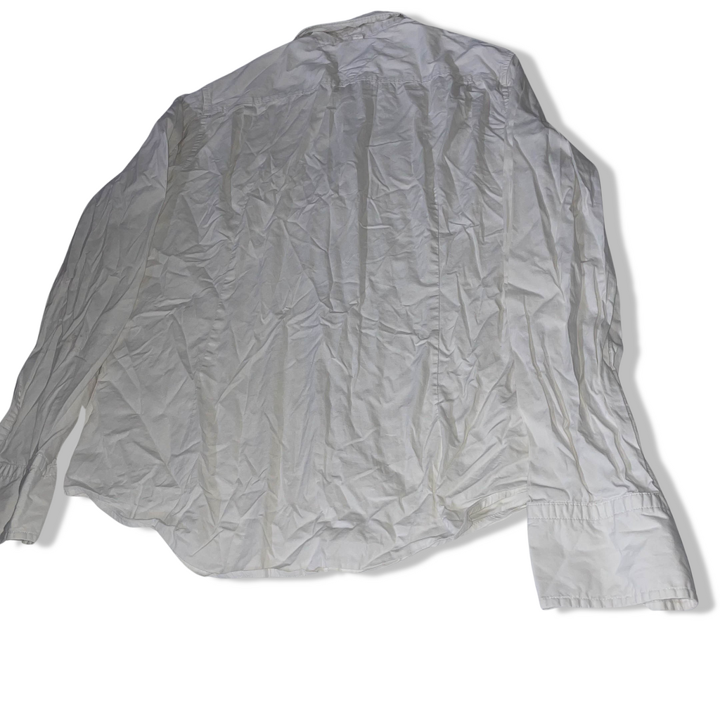 Vintage Tommy Hilfiger Denim small white mens long sleeve authentic shirt