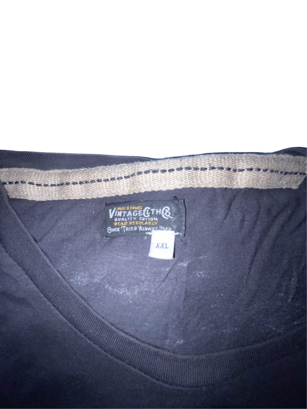 Vintage Las Vegas Nevada Royal Flush graphics black tees XXL