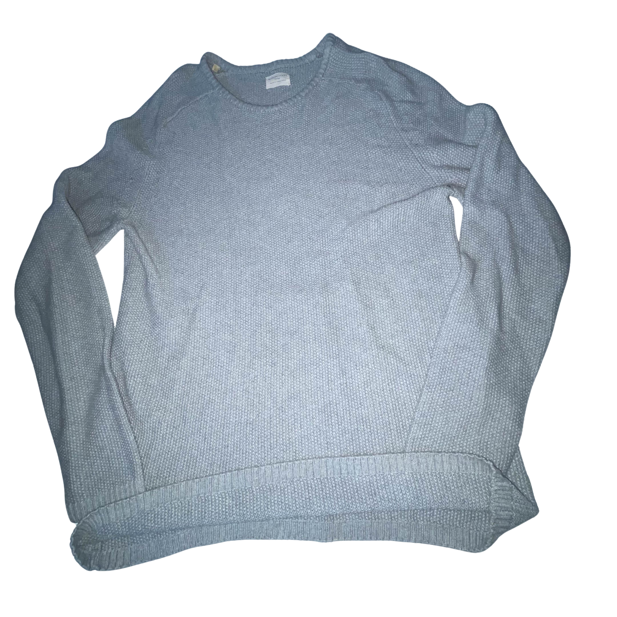 Vintage Grey Selected Homme knitted large sweatshirt