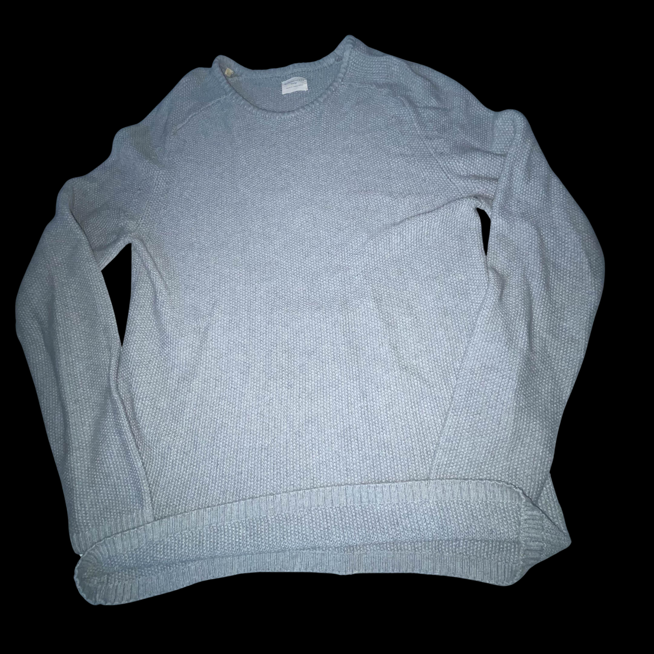 Vintage Grey Selected Homme knitted large sweatshirt