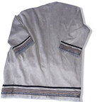 Vintage Zara Women Cream Small Fringed faux suede jacket