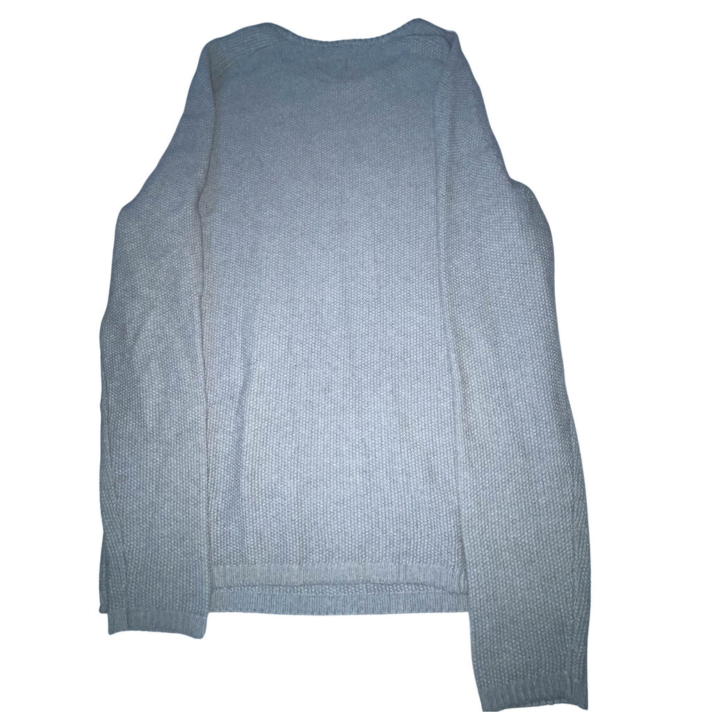 Vintage Grey Selected Homme knitted large sweatshirt