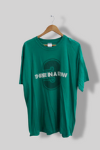 Vintage Green Gildan Ultra cotton Activewear three in a row graphics with champions 08 crest at the back mens XL tees