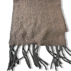 Women's Brown cashmere serene scarf L 72 W 20| SKU 3749