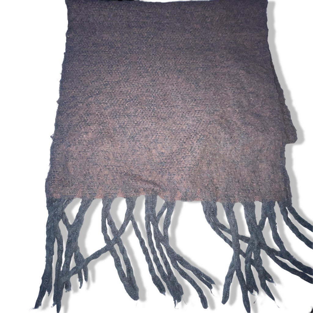 Women's Brown cashmere serene scarf L 72 W 20| SKU 3749