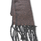 Women's Brown cashmere serene scarf L 72 W 20| SKU 3749