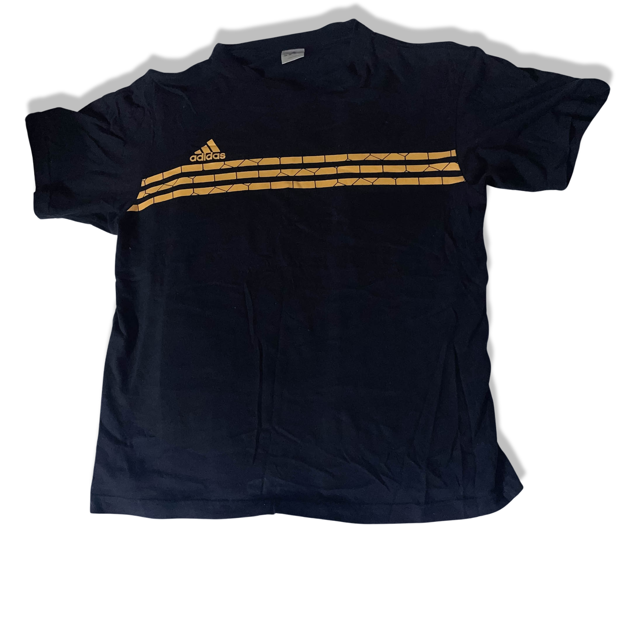 Vintage Black Adidas way to the champion mens medium tshirt