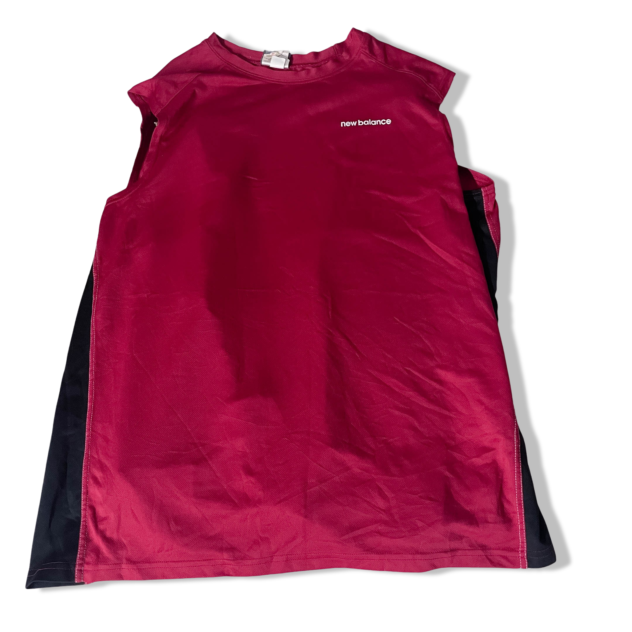 Vintage Red New Balance sleeveless mens training top XL
