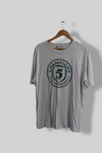 Vintage White Celtic FC Champions 5 Scottish premiership 2016 Graphics tees XXL