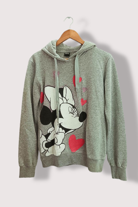 Vintage Disney Mickey mouse graphics grey medium hoodie