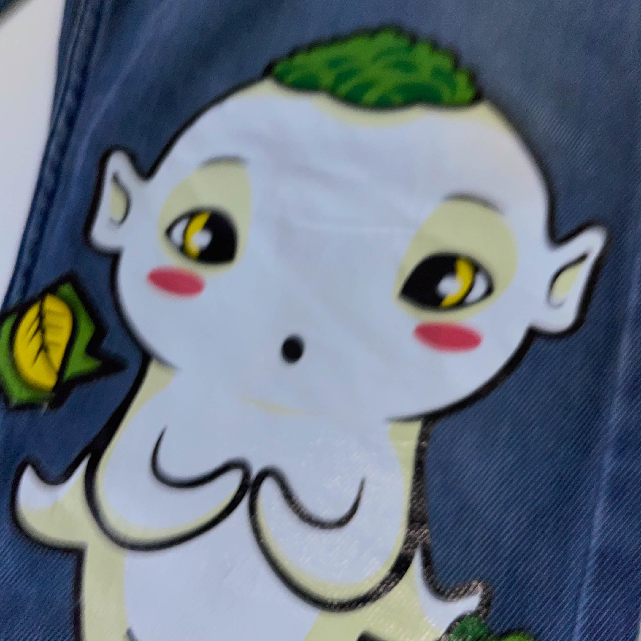 Vintage Mark & Spencers men's slim fit blue baby print jeans trouser| SKU 3702