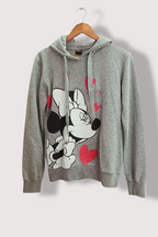 Vintage Disney Mickey mouse graphics grey medium hoodie