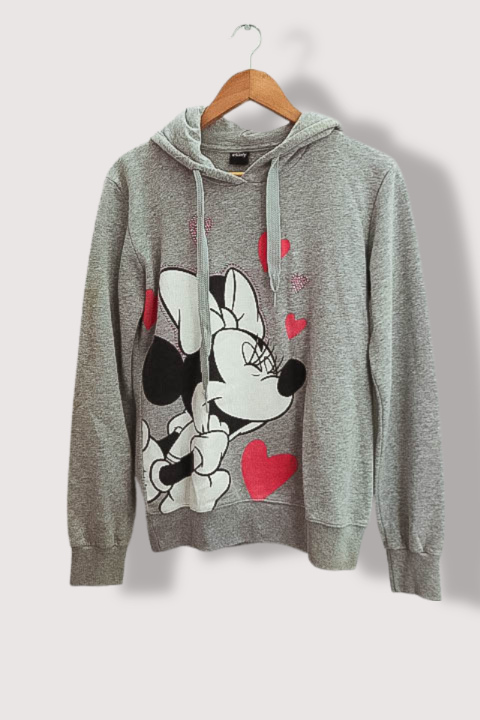 Vintage Disney Mickey mouse graphics grey medium hoodie
