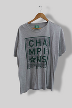 Vintage Grey Celtic FC Champions scottish premiership 2015 graphics mens tees XL