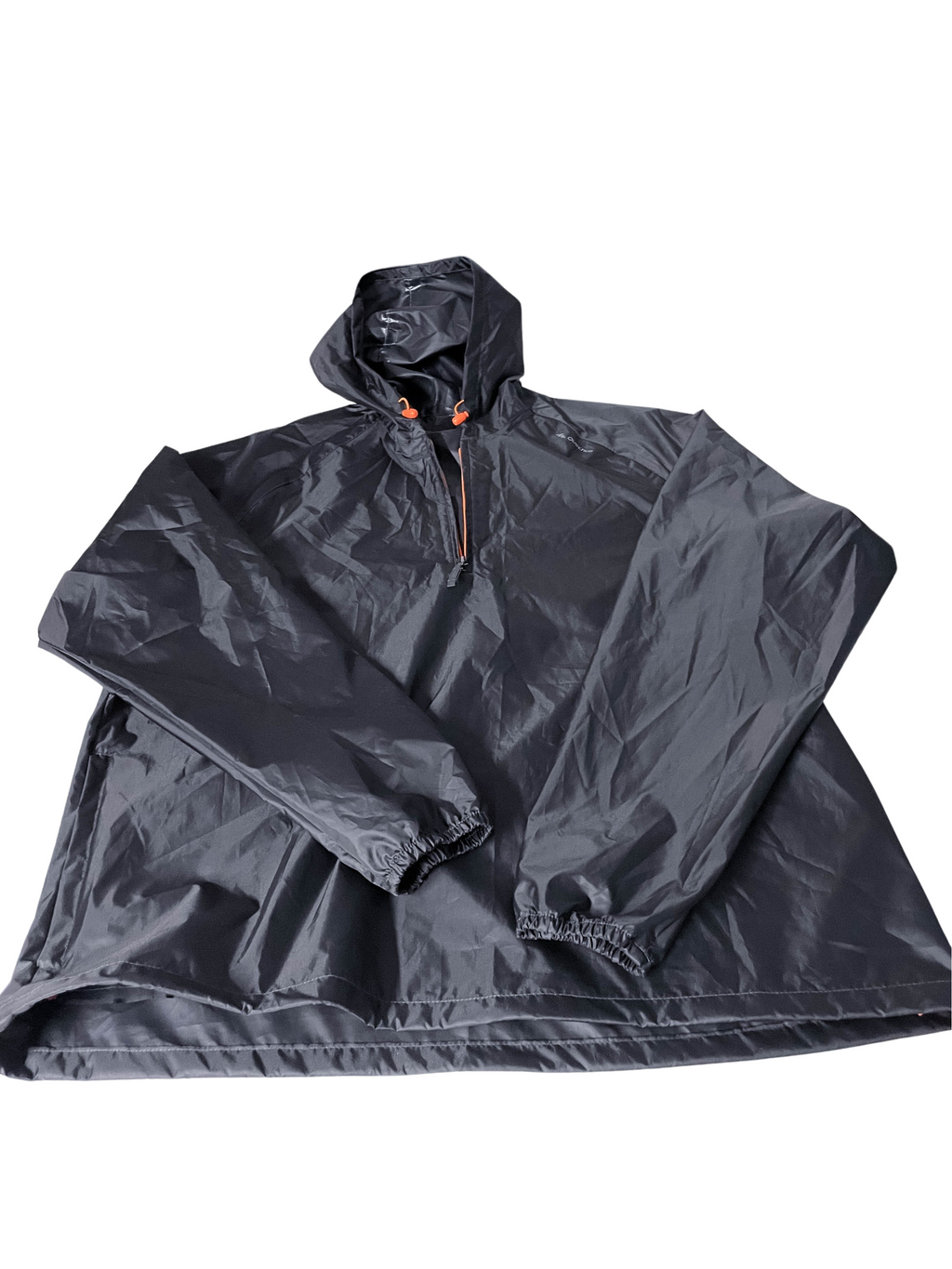Vintage black medium waterproof light weight mens hoodie