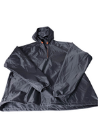 Vintage black medium waterproof light weight mens hoodie