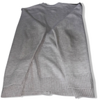 Vintage Giuv'nors grey geometric pattern vneck button up twin pocket heavy jumper 4XL