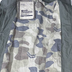 Vintage Crosshatch mens medium Army green military full zip up jacket