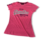 Women's Superdry Japan 77 pink short sleeve tees in S| L23W16| SKU 3754