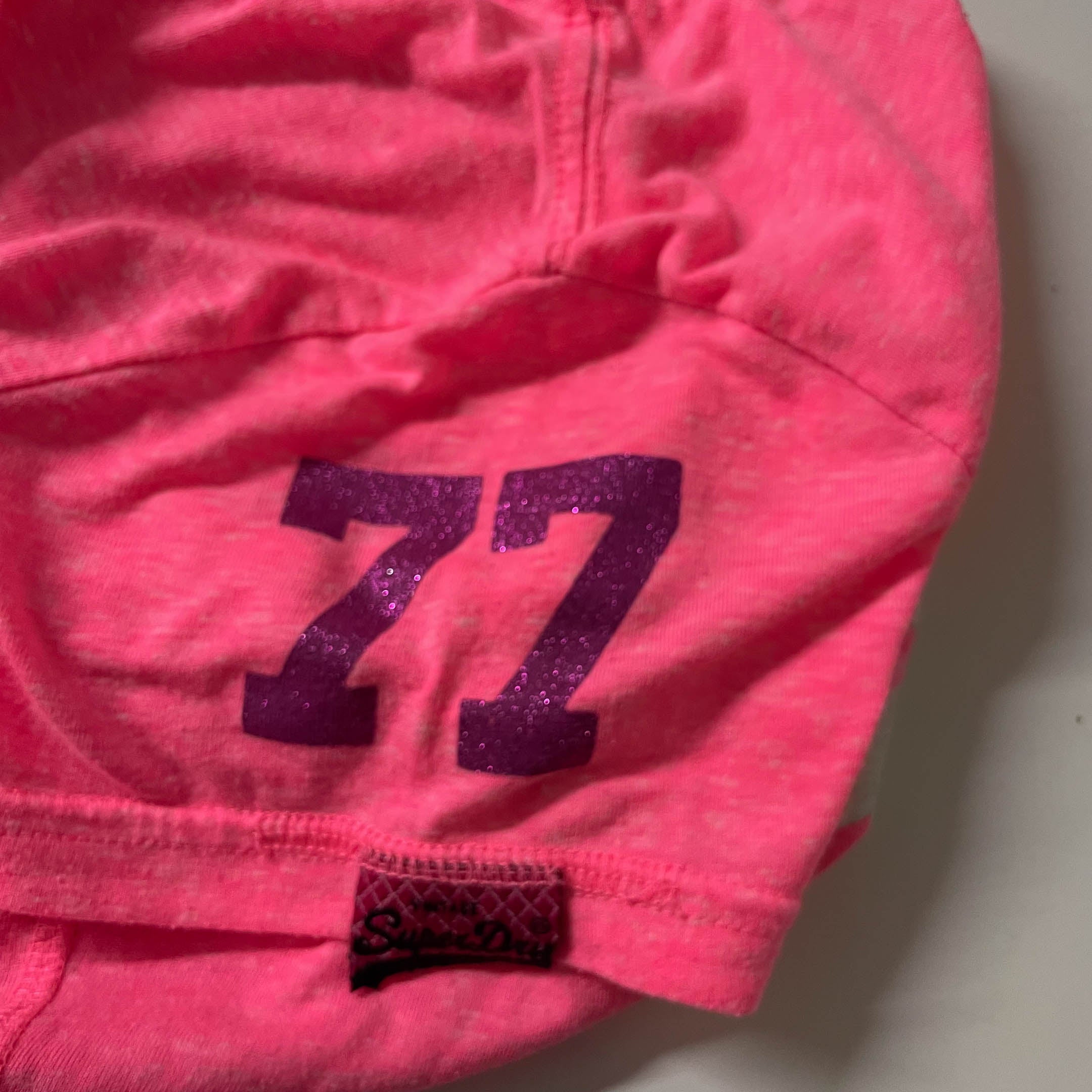 Women's Superdry Japan 77 pink short sleeve tees in S| L23W16| SKU 3754