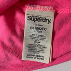 Women's Superdry Japan 77 pink short sleeve tees in S| L23W16| SKU 3754
