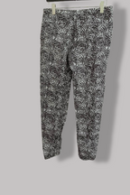 Zara Man grey abstract pattern drawstring trouser 30