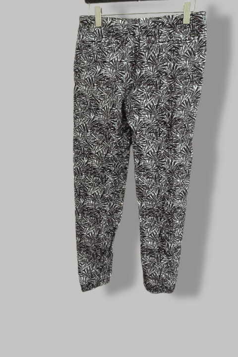 Zara Man grey abstract pattern drawstring trouser 30
