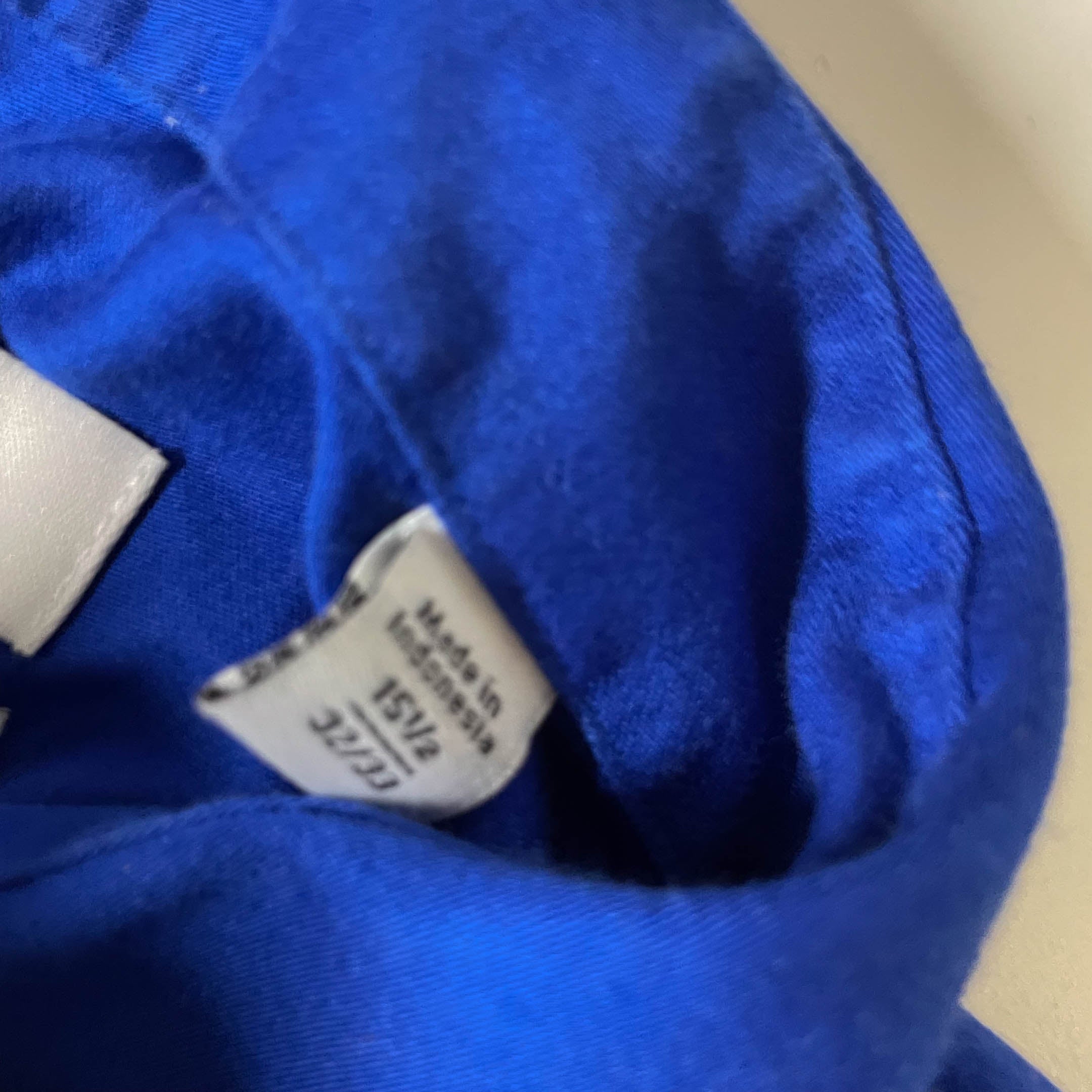 Vintage Men's Blue Calvin Klein Slim fit stretch long sleeve shirt in S/M| 3755