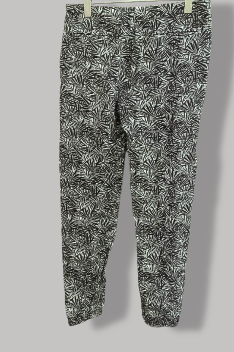 Zara Man grey abstract pattern drawstring trouser 30