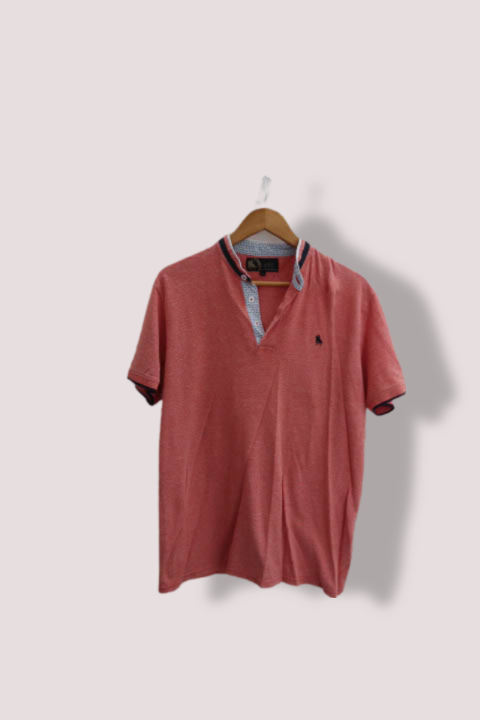 Vintage mens large orange polo ralph lauren golf polo shirt