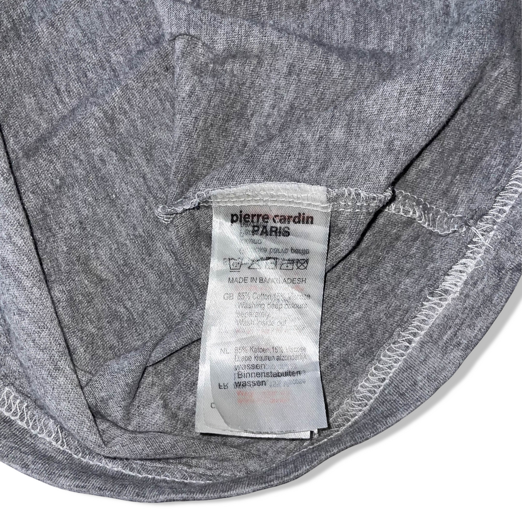 Vintage Grey Pierre Cardin mens plain tees XXL