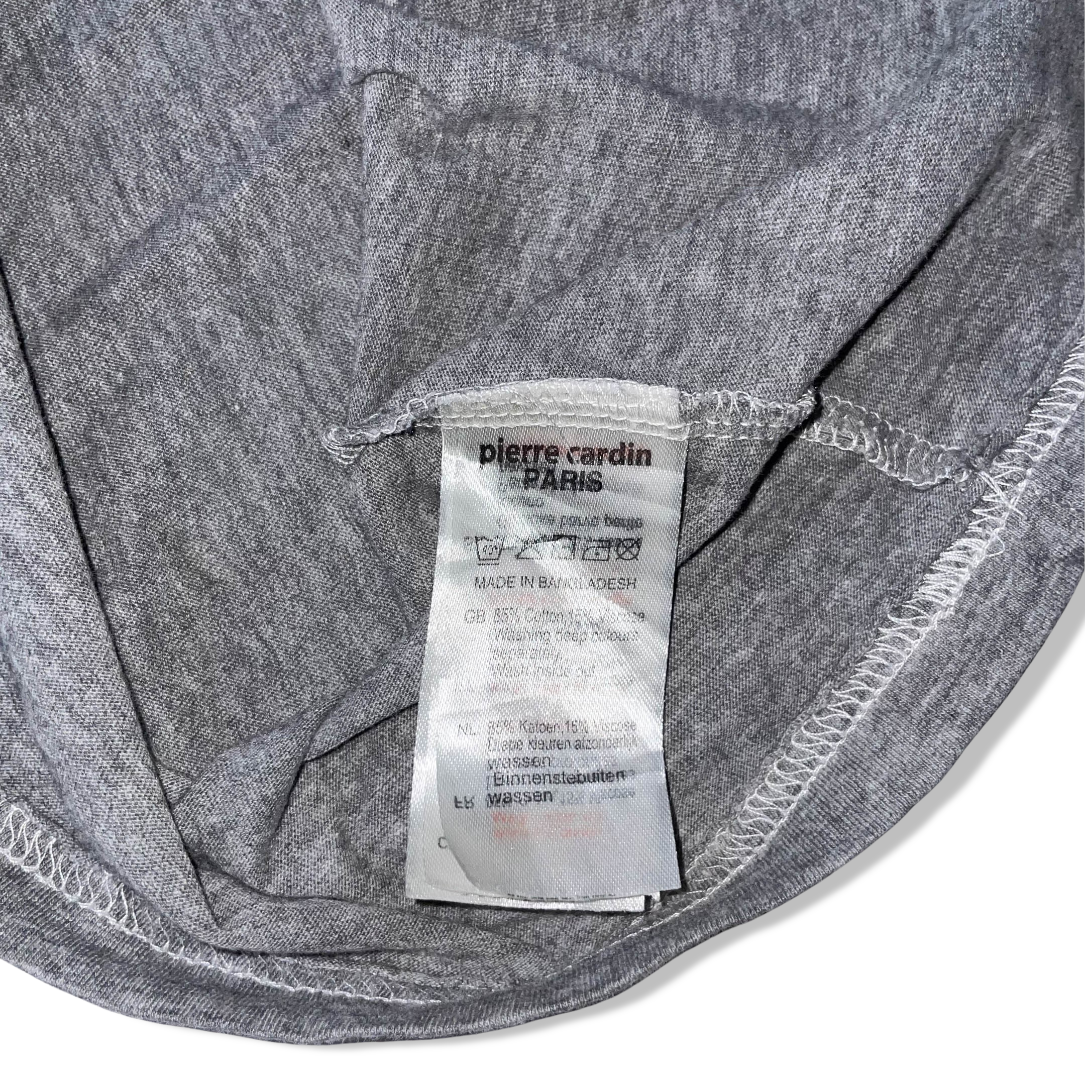 Vintage Grey Pierre Cardin mens plain tees XXL