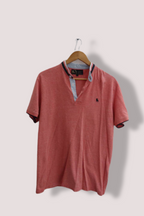 Vintage mens large orange polo ralph lauren golf polo shirt