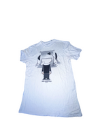 Vintage Karl Lagerfield graphics small white tees