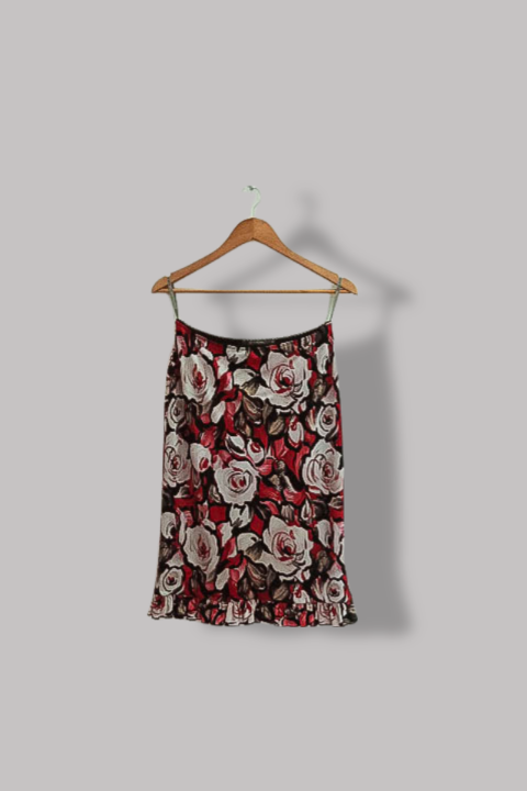 Vintage womens River Island Red floral print size 12