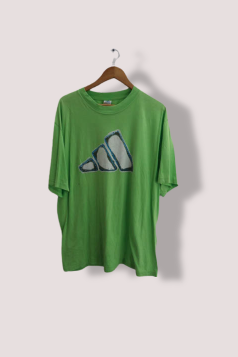Vintage Adidas print mint green mens short sleeve tees XL