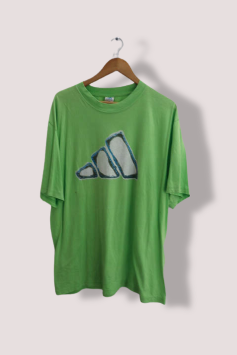 Vintage Adidas print mint green mens short sleeve tees XL