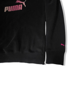 Vintage Black puma big logo print crew neck medium sweatshirt