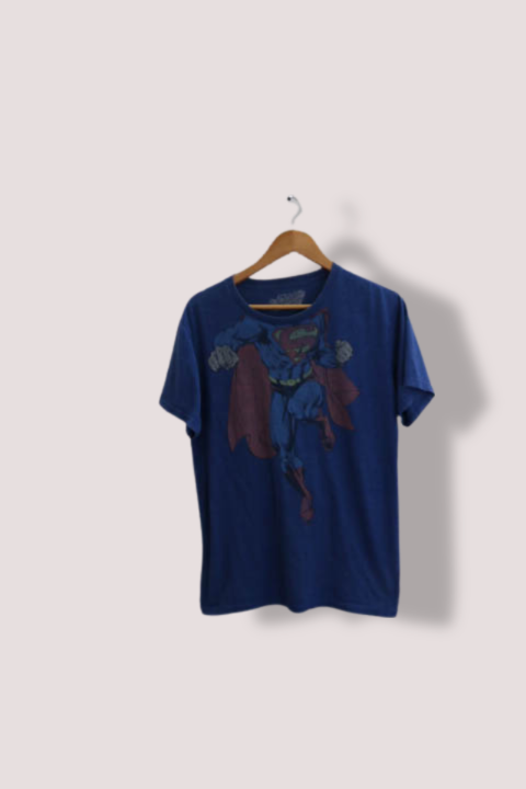 Vintage Old navy Superman graphics blue small tees