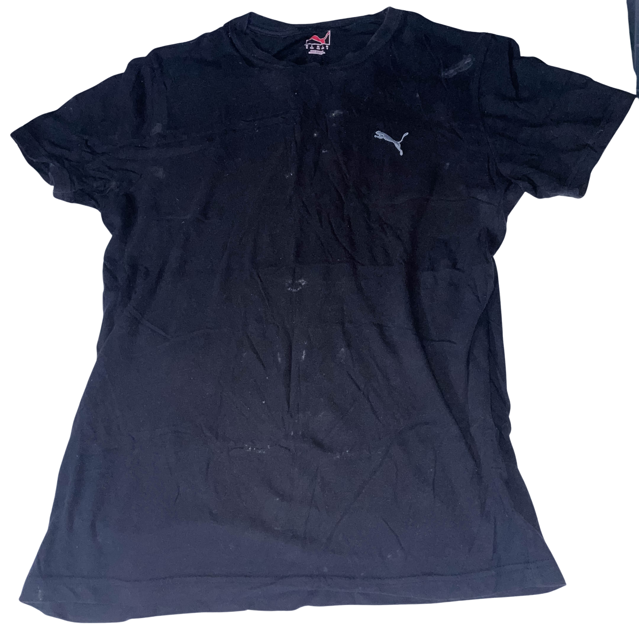 Vintage Black Puma lifestyle medium short sleeve tshirt
