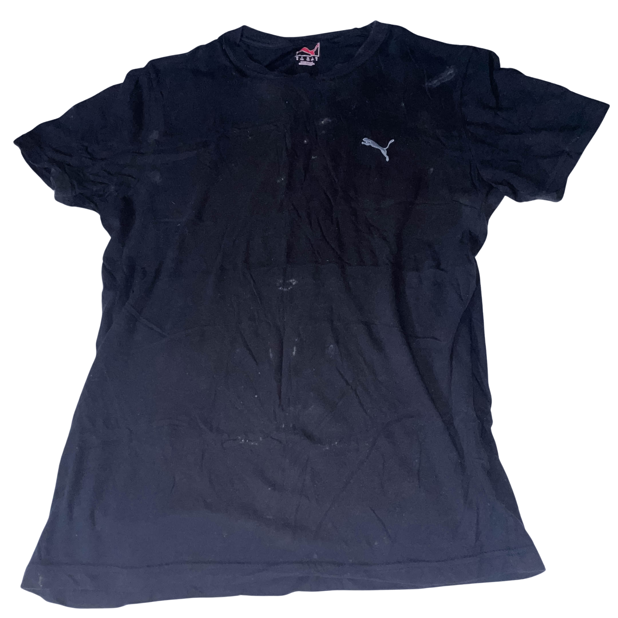 Vintage Black Puma lifestyle medium short sleeve tshirt