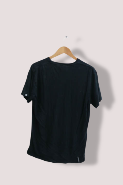 Vintage mens black graphics small short sleeve tshirt