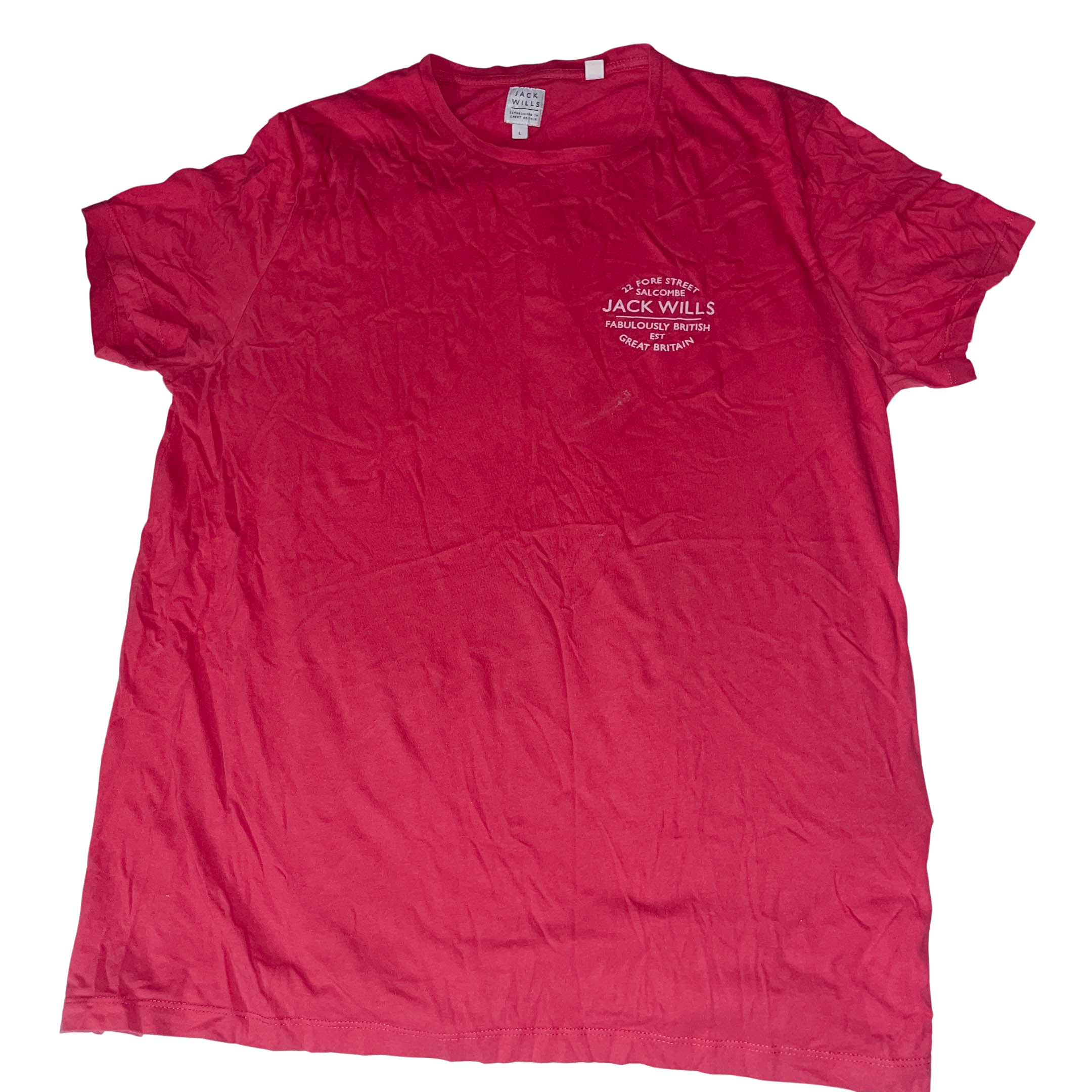 Vintage Red Jack Wills mens large short sleeve tees