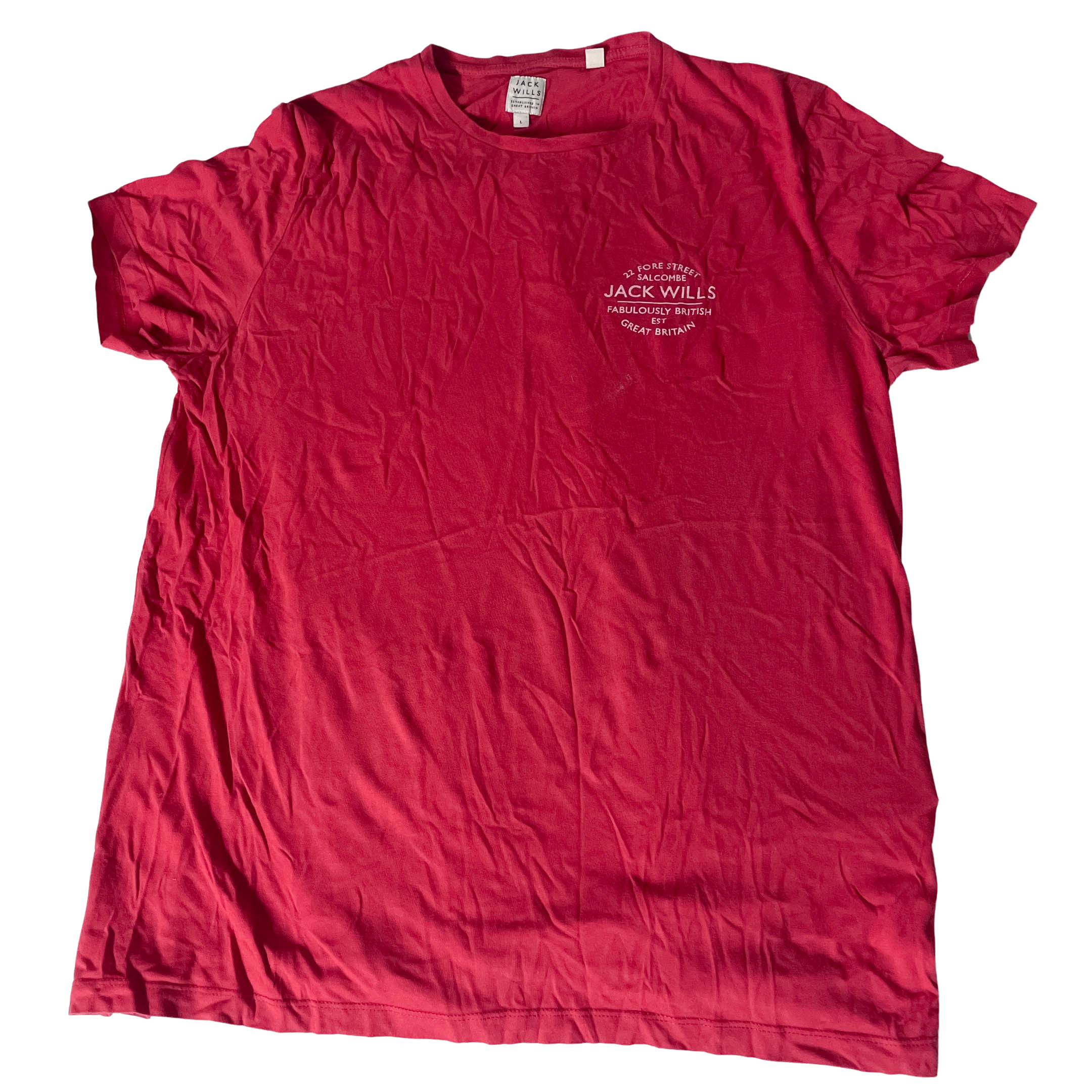 Vintage Red Jack Wills mens large short sleeve tees