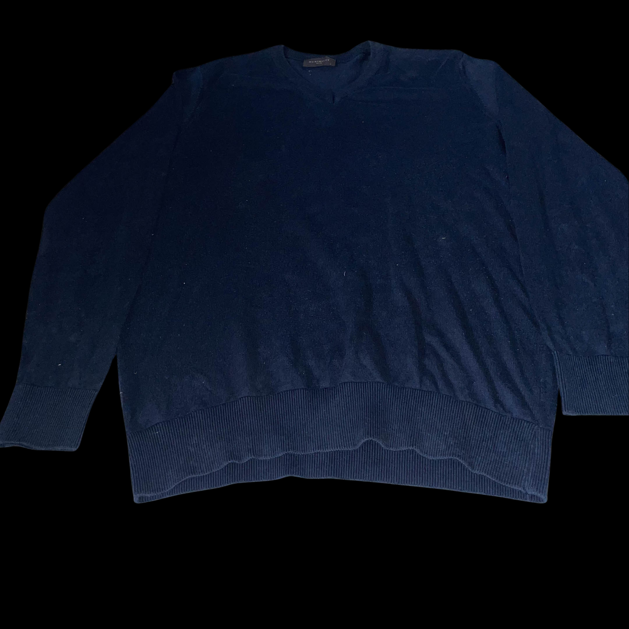 Navy blue mens Mentality large regular fit sweatshirt