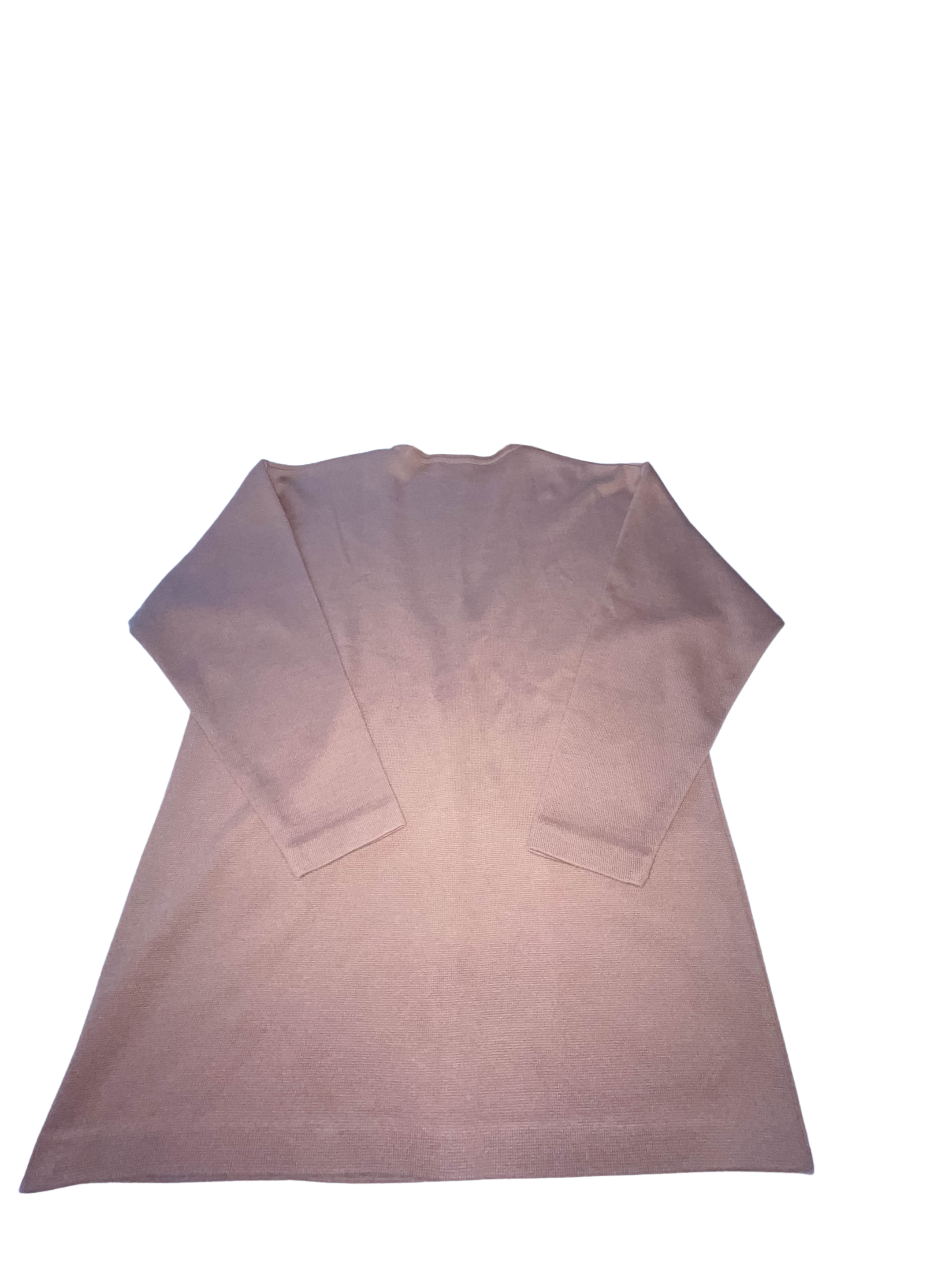 Vintage Brown arcylic wool v-neck botton up medium cardigan