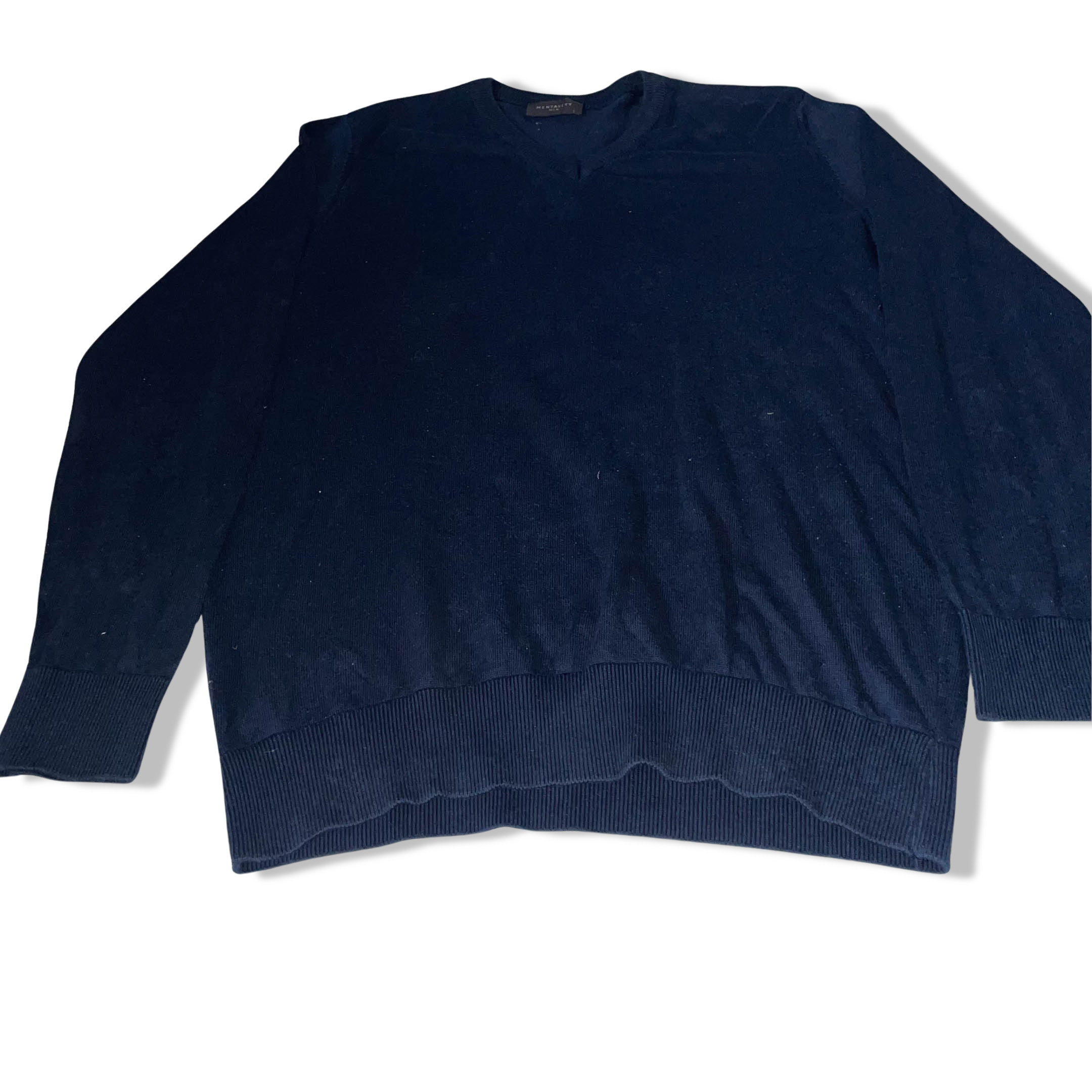Navy blue mens Mentality large regular fit sweatshirt