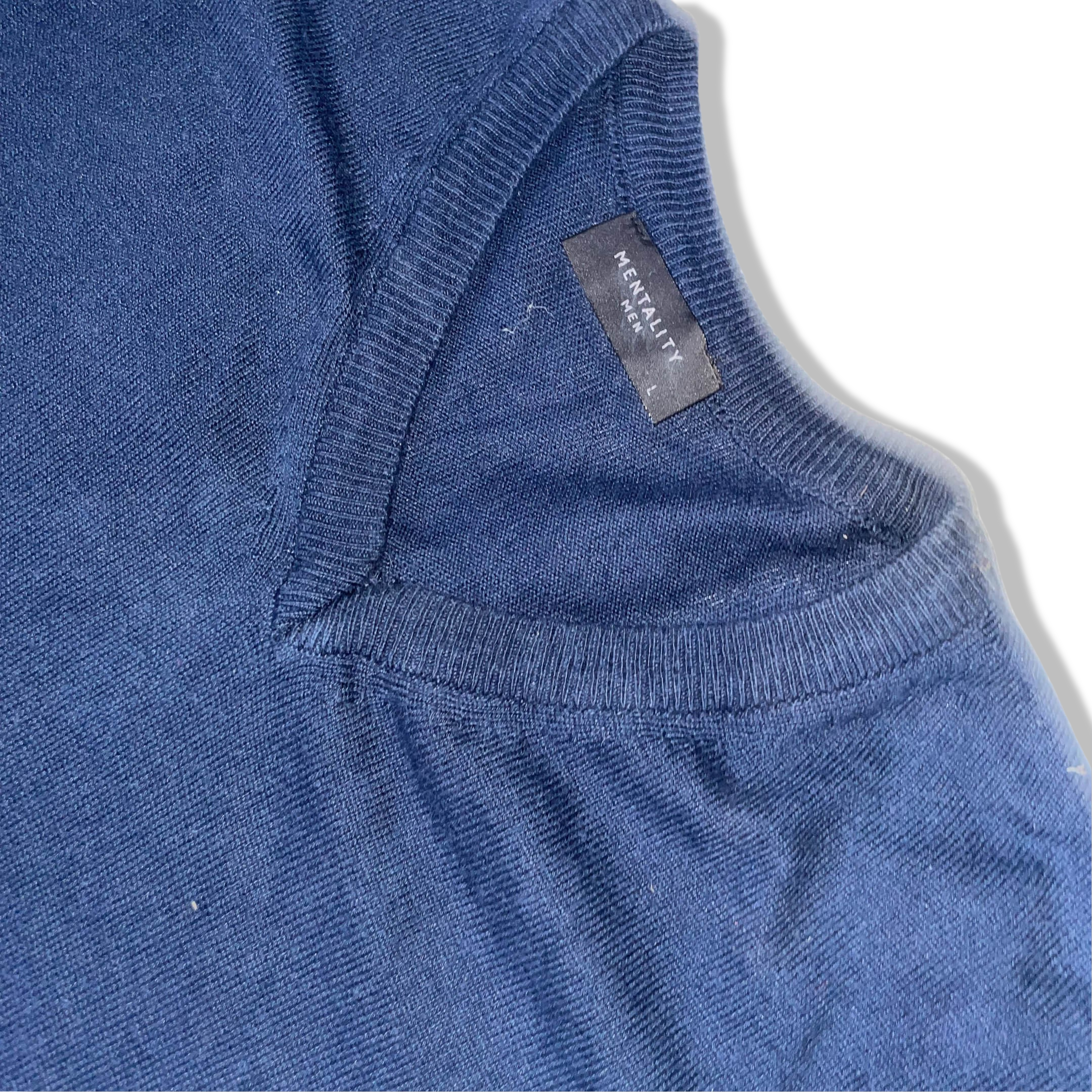 Navy blue mens Mentality large regular fit sweatshirt